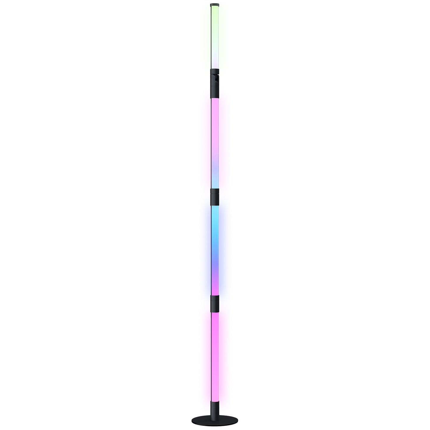 LED Floor Lamp, Corner Floor Lamp with App & Remote Control Dark Grey