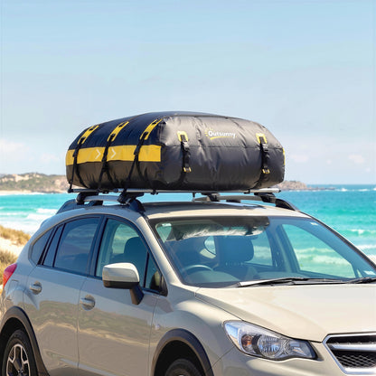 Car Roof Bag, 21 Cubic Feet Waterproof Car Roof Box, Yellow