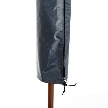 Sun Umbrella Parasol Cover Waterproof Weatherproof Outdoor Courtyard