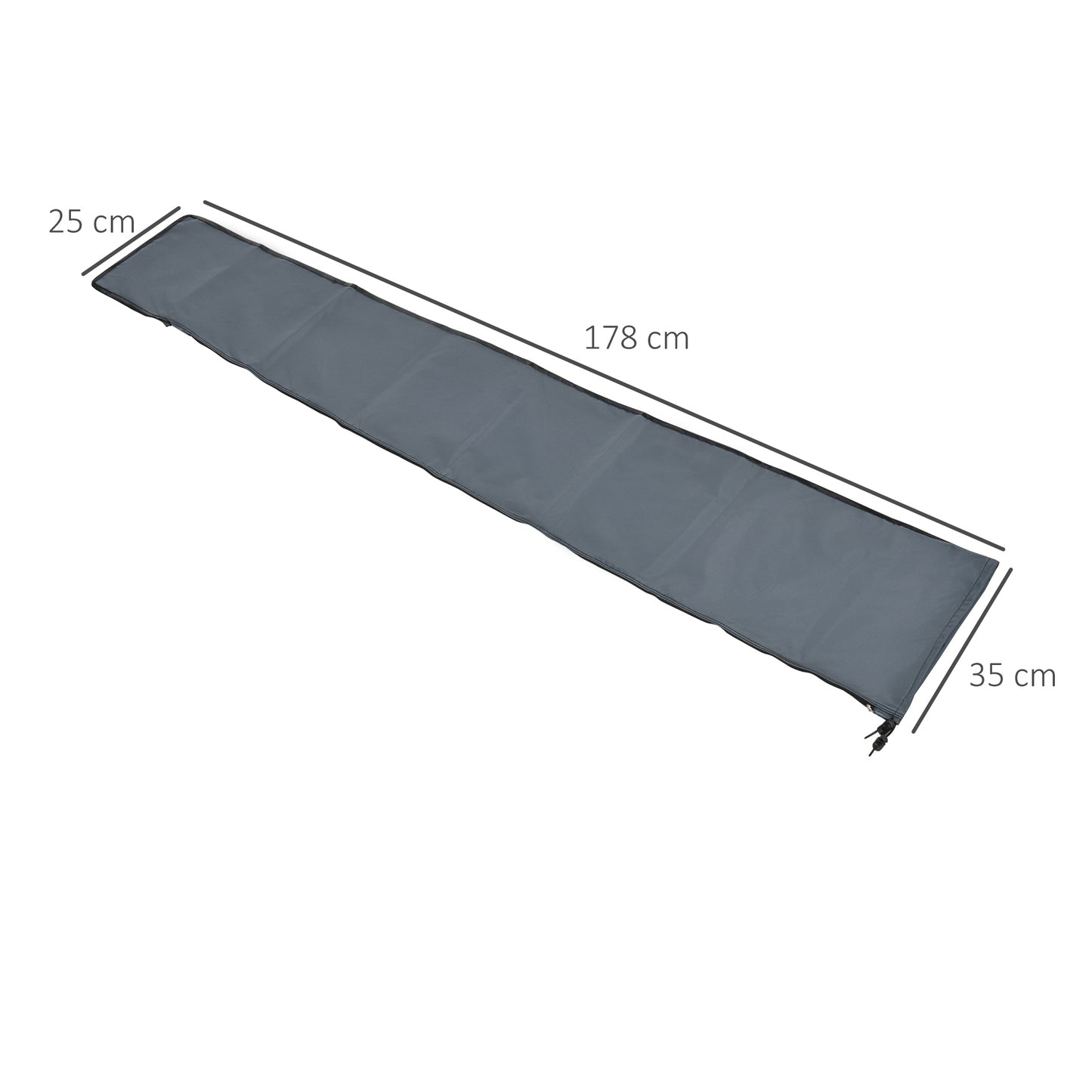 Sun Umbrella Parasol Cover Waterproof Weatherproof Outdoor Courtyard