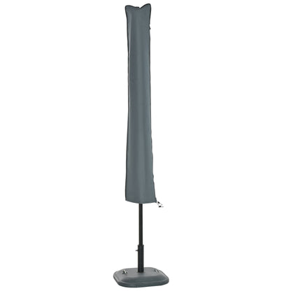 Sun Umbrella Parasol Cover Waterproof Weatherproof Outdoor Courtyard