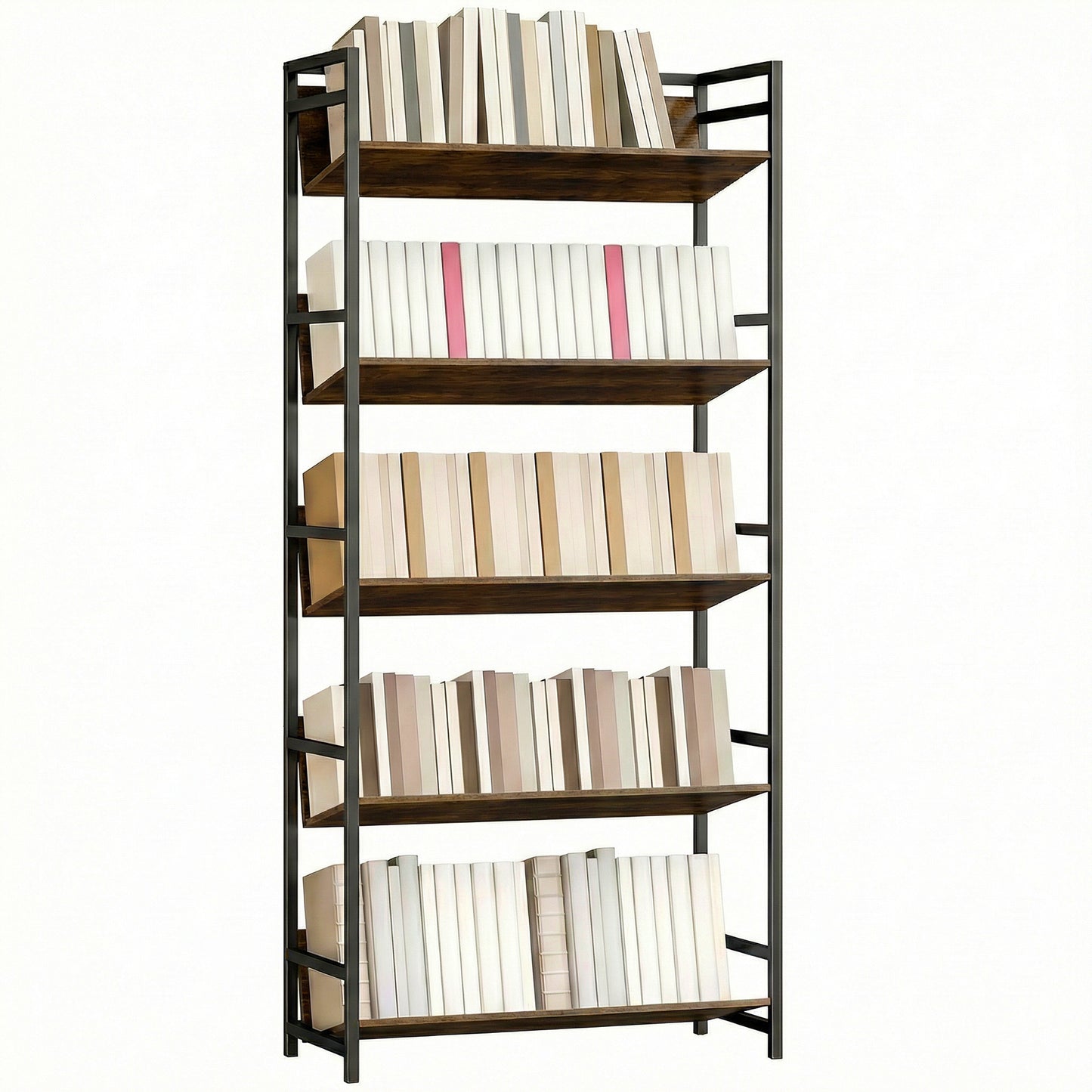 836-690V00AK Anti-Slip Design 5-Tier Rustic Brown