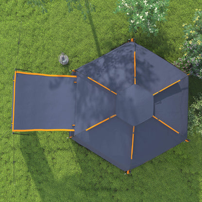 2-4 Person Tent, Instant Pop Up Camping Tent, Dark Grey