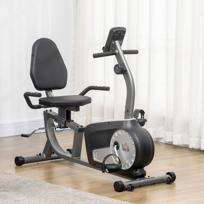 Exercise Bike with LCD Display, Quiet 8-Level Magnetic Resistance