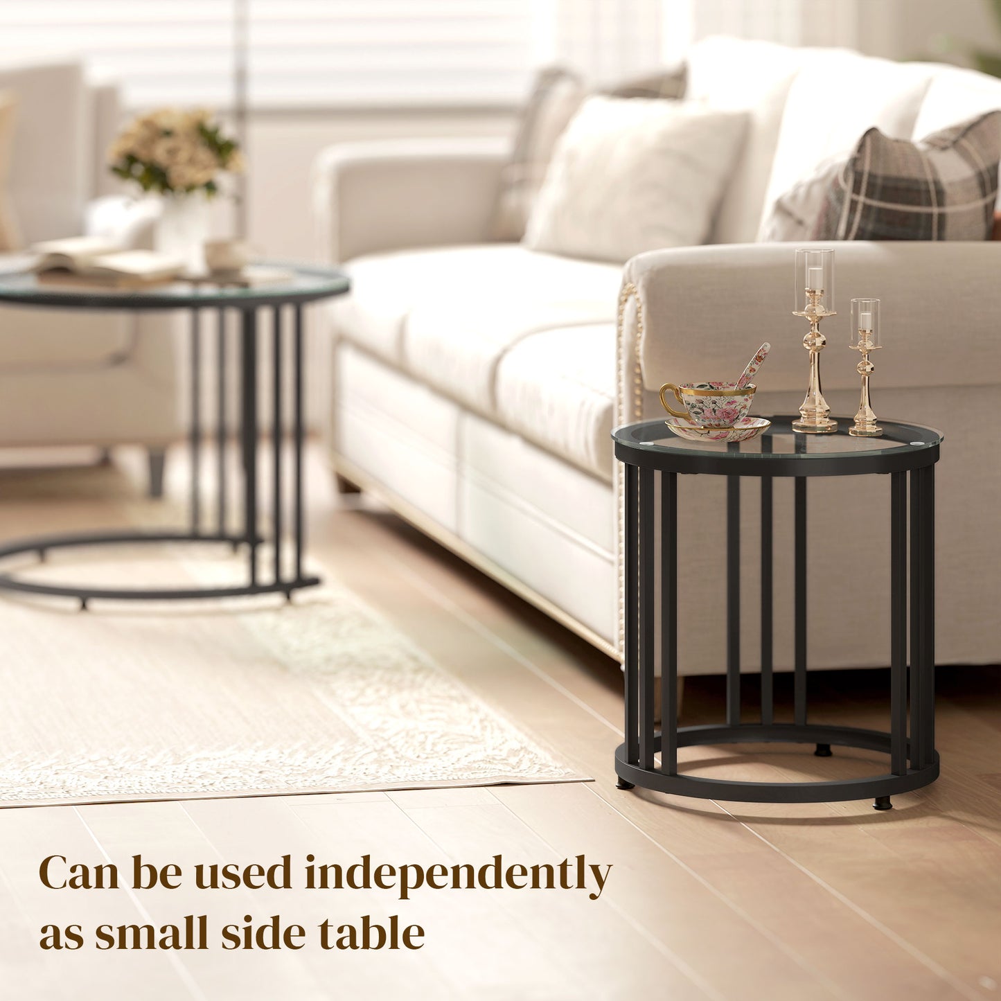 Bar Table and Stools Set, Kitchen Table and 2 Chairs with Backrest, Footrest