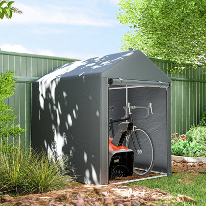 1.2 x 1.8m Portable Garden Shed for Motorbikes, Garden Tools, Bikes