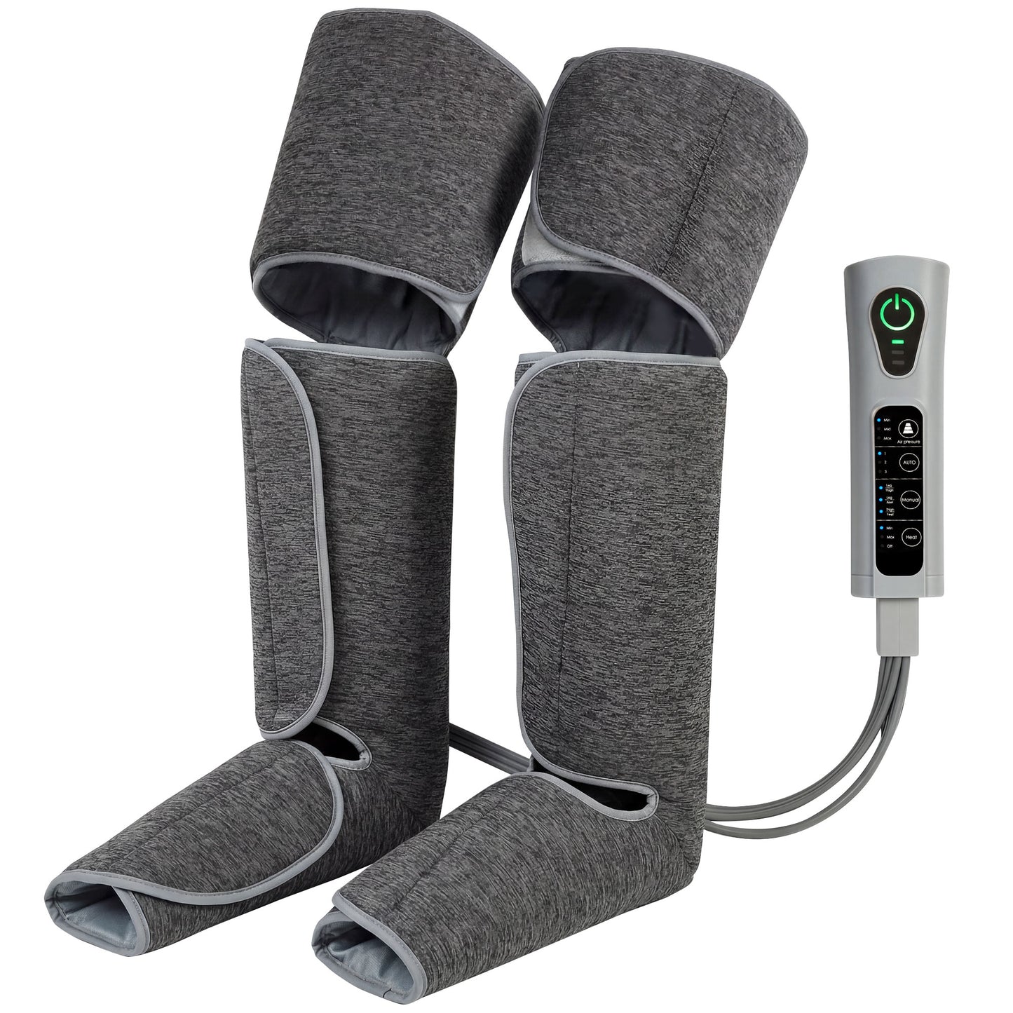 Leg Massager with Heat, Compression, Knee Massager with 3 Auto Modes & 3 Intensities for Circulation and Pain, Foot and Calf Massage Machine, Gifts for Men Women