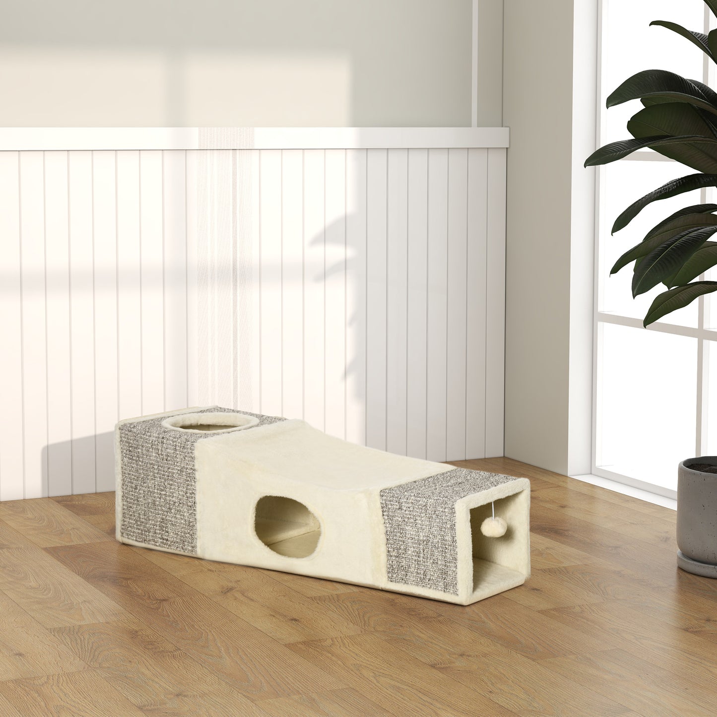 Cat Tunnel, Cat Play Tube for Indoor Kittens, Puppies, Rabbits
