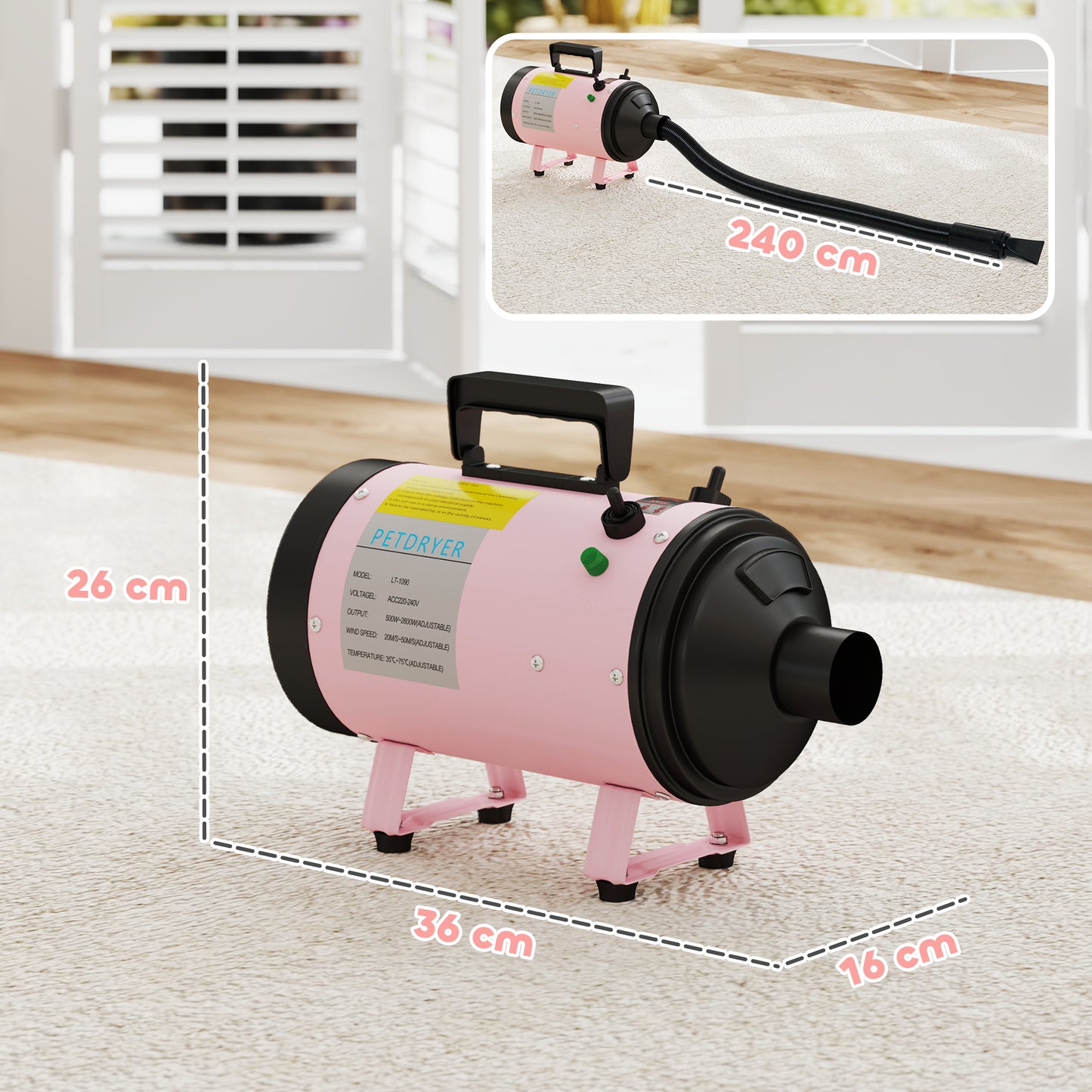 6 Panels Dog Playpen with Secure Door for Indoor Outdoor, 60cm High