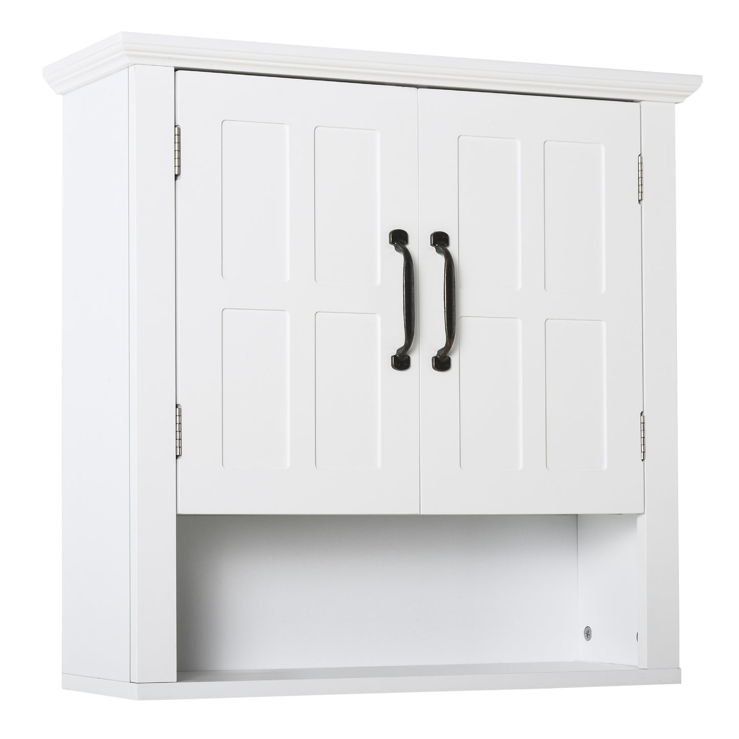 Bathroom Wall Cabinet, Medicine Cabinet w/ Adjustable Shelf, White