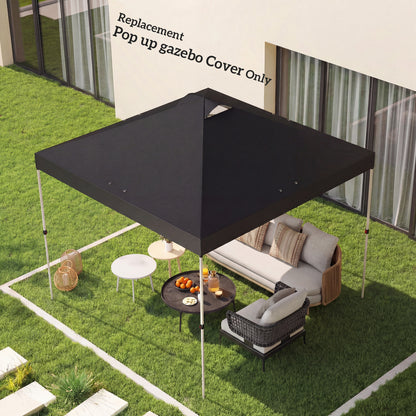 gazebo roof replacement UV50+ Waterproof 3x3(m) Black
