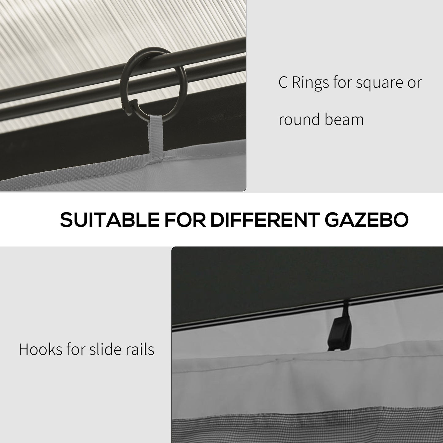 Gazebo Replacement Curtain