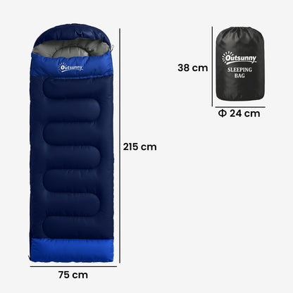 Sleeping Bag for Adults, Lightweight & Compact Sleeping Bag, Blue