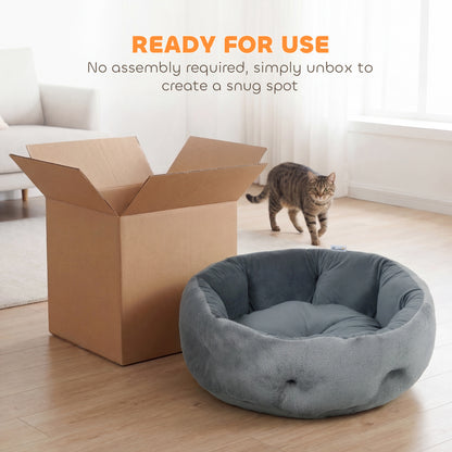 Cat Bed, Dog Pet Bed for Indoor Cats and Small Dogs