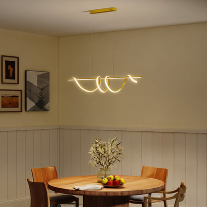 Pendant Light, Ceiling Light with 3 Colour Temperatures, Gold Tone