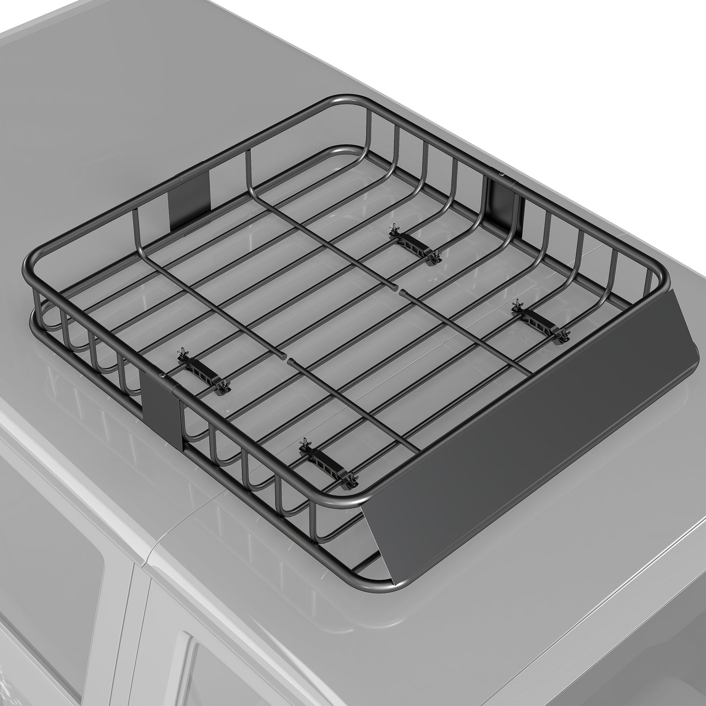90.7 kg Universal Roof Rack Basket, Steel Car Rooftop Luggage Holder