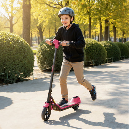 Electric Scooter, Lightweight E Scooter with LED Display, Pink