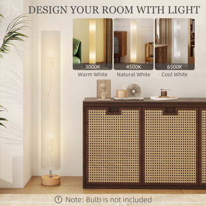 LED Floor Lamp with 3000K/4500K/6500K Colour Temperatures, Grey