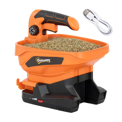 Cordless Spreader, 3.3L Handheld Seed Spreader