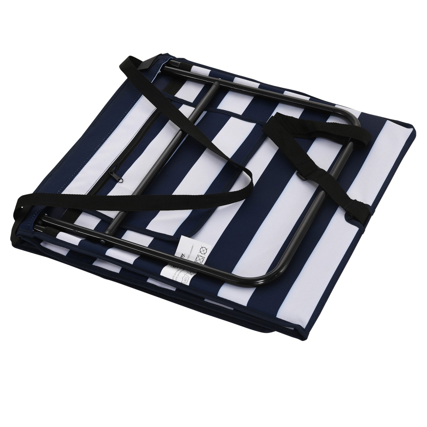 Garden Beach Chair Mat, Sun Lounger Seats with Adjustable Back