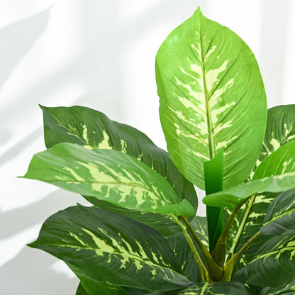 Artificial Evergreen Tree Fake Plant in Pot Indoor Outdoor Decor
