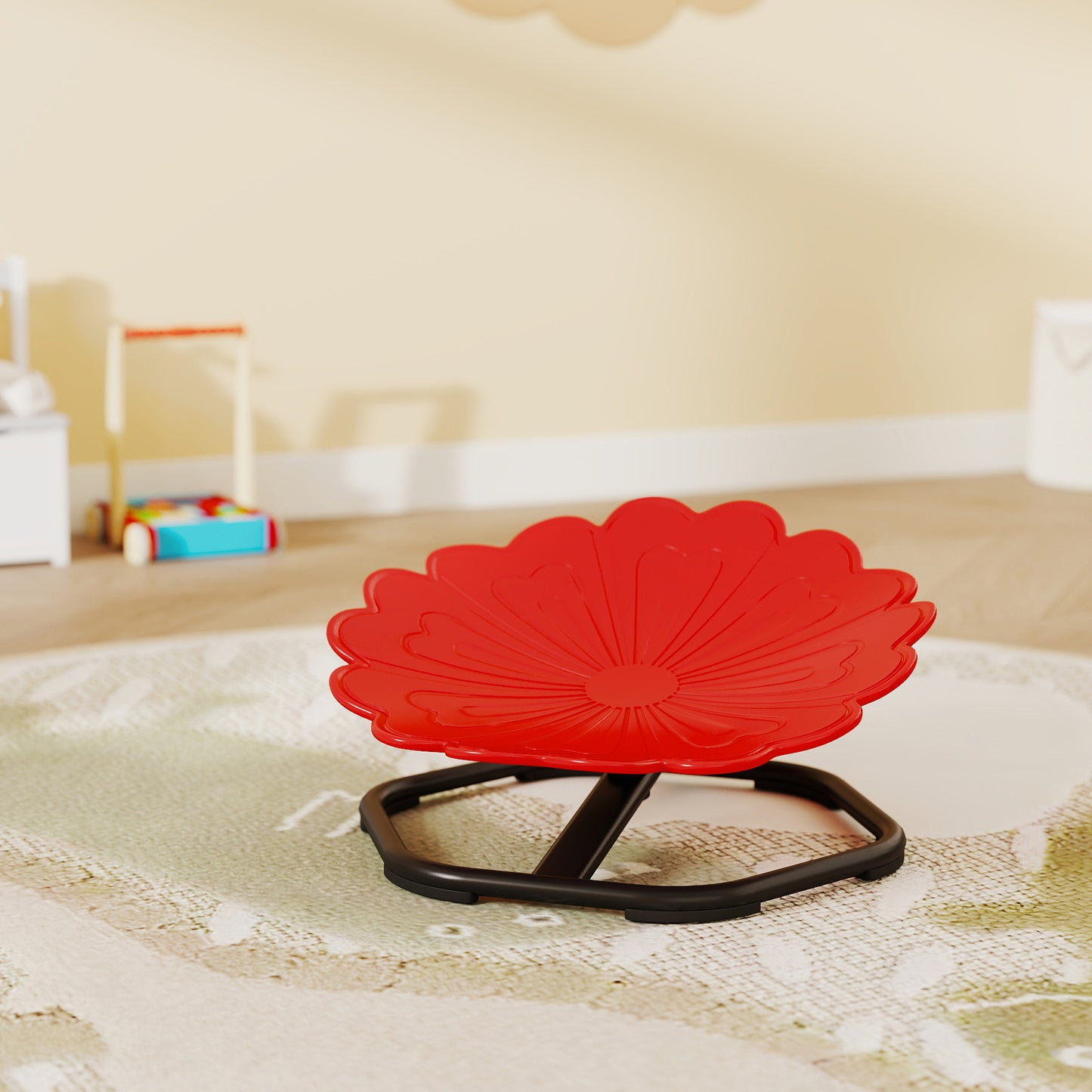 Sensory Spinning Chair, Kids Swivel Chair, Red