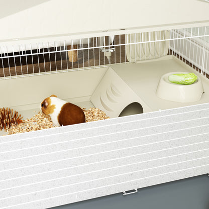 Wooden Dog Kennel, Dog House with Removable Floor, Yellow