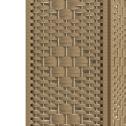3 Panel Folding Room Divider, Freestanding Privacy Screen, Natural