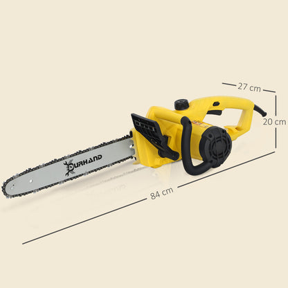 Electric Chainsaw Garden Tools, 2000 W for Wood, Yellow