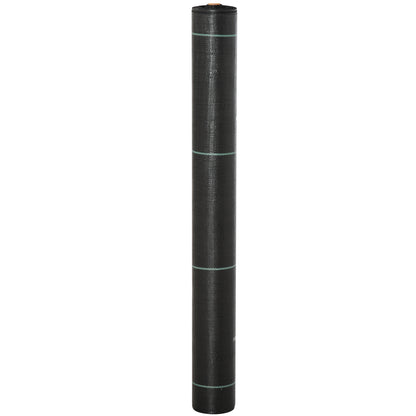 1x50m Weed Barrier Fabric Durable Convenient Design Weed Block Mat