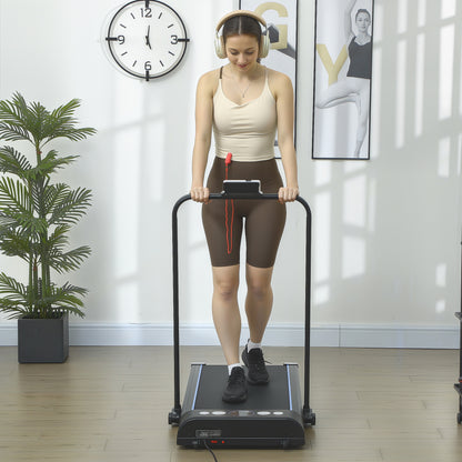 Foldable Walking Treadmill w/ LED Display, Blue