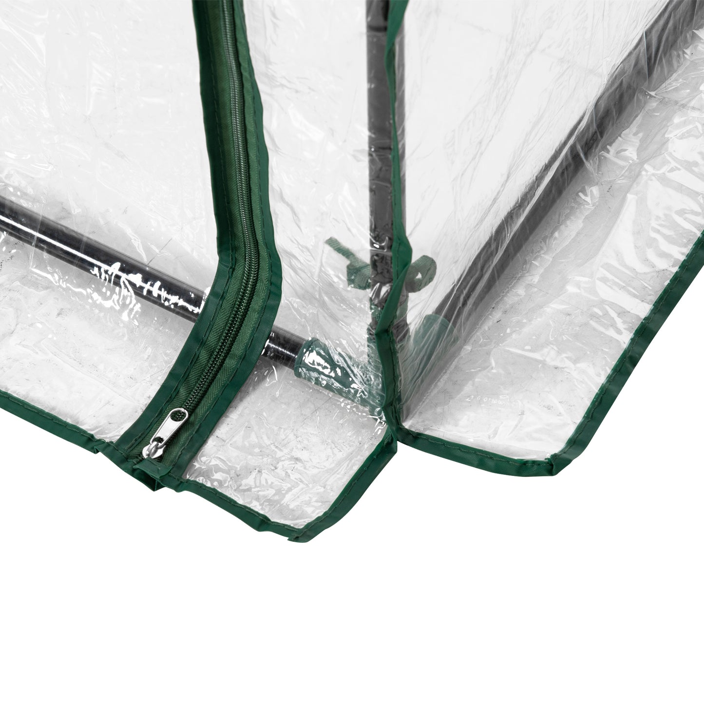 100 x 50 x 150cm Greenhouse w/ Zipper Roll-up Door Outdoor Transparent