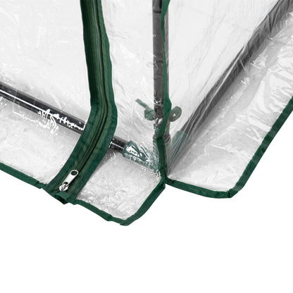 100 x 50 x 150cm Greenhouse w/ Zipper Roll-up Door Outdoor Transparent