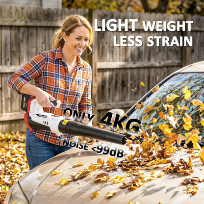 Leaf Blower Cordless with 4000mAh Battery & Charger