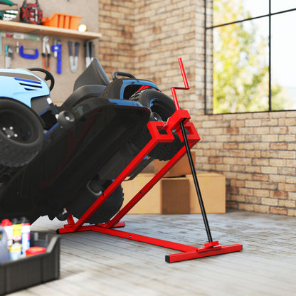 Foldable Ride On Lawn Mower Lift, 400 kg Telescopic Maintenance Jack