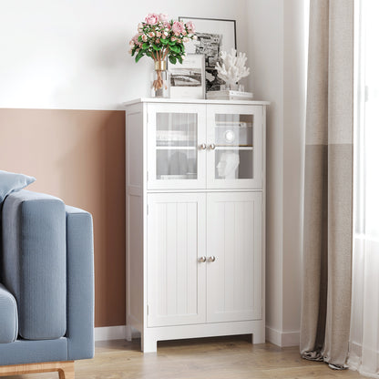 Bathroom Floor Storage Cabinet Standing Unit Kitchen Cupboard W/ Doors