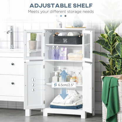 Bathroom Floor Storage Cabinet Standing Unit Kitchen Cupboard W/ Doors