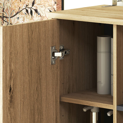 Bathroom Storage Unit with 6 Open Compartments and 6 Shelves