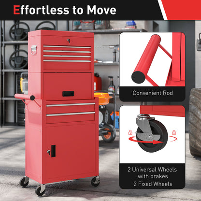2-in-1 Mobility Walker with Seat, Foldable Rollator with Footrests