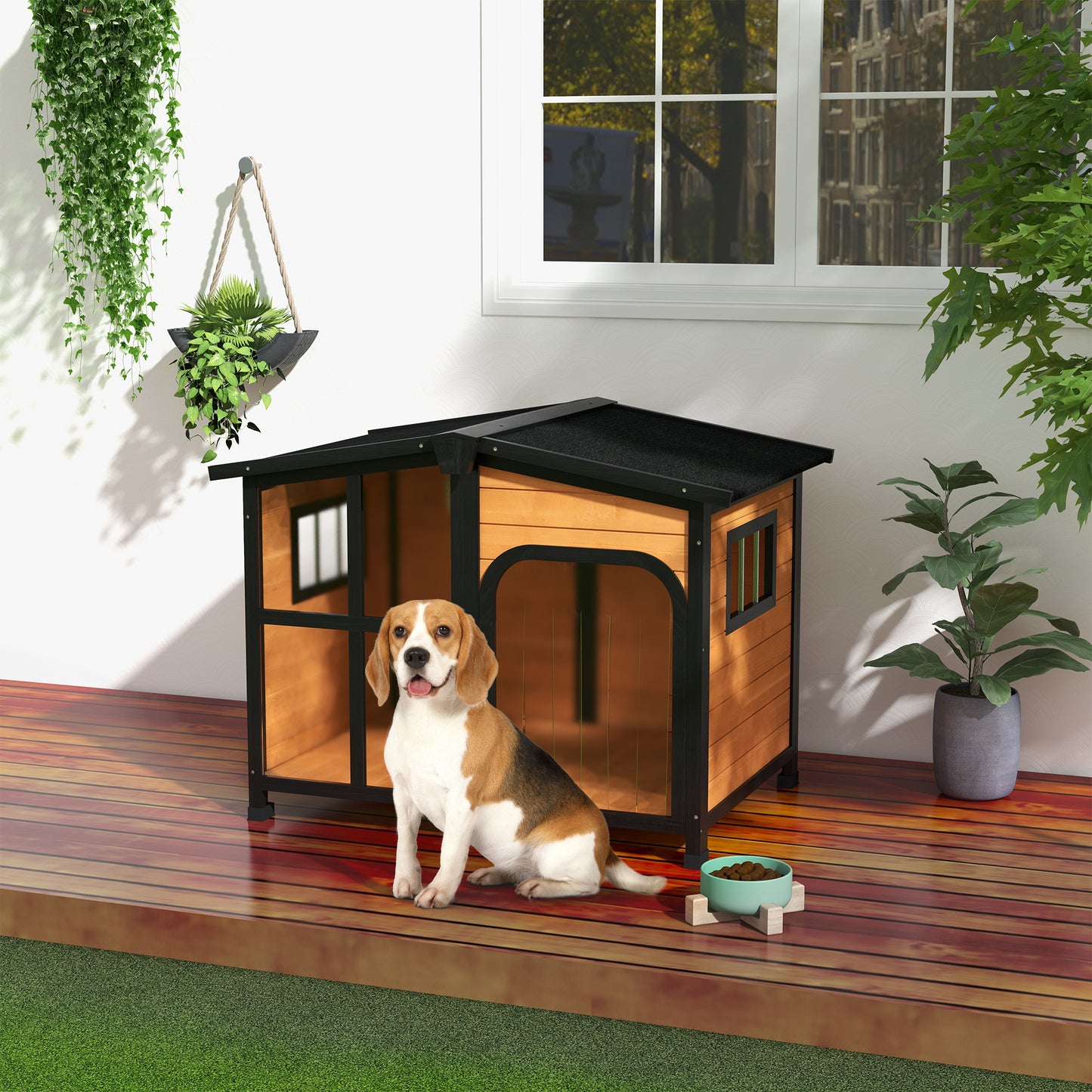 7-Piece Dog Agility Equipment, Obstacle Training Course Kit, Orange