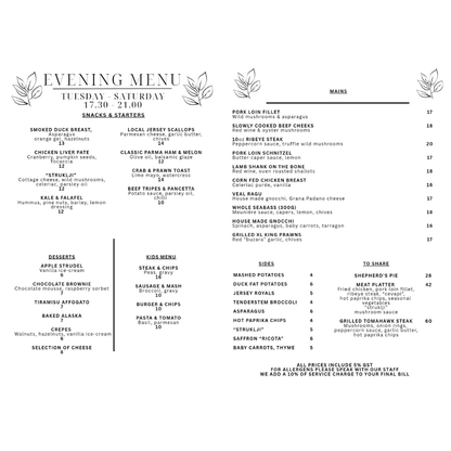 New! £20 gets you £30 to spend on Food And Drink at Ob Mizi in St. Aubin! A unique combination of Traditional and Slovenian food. Not To Be Missed!