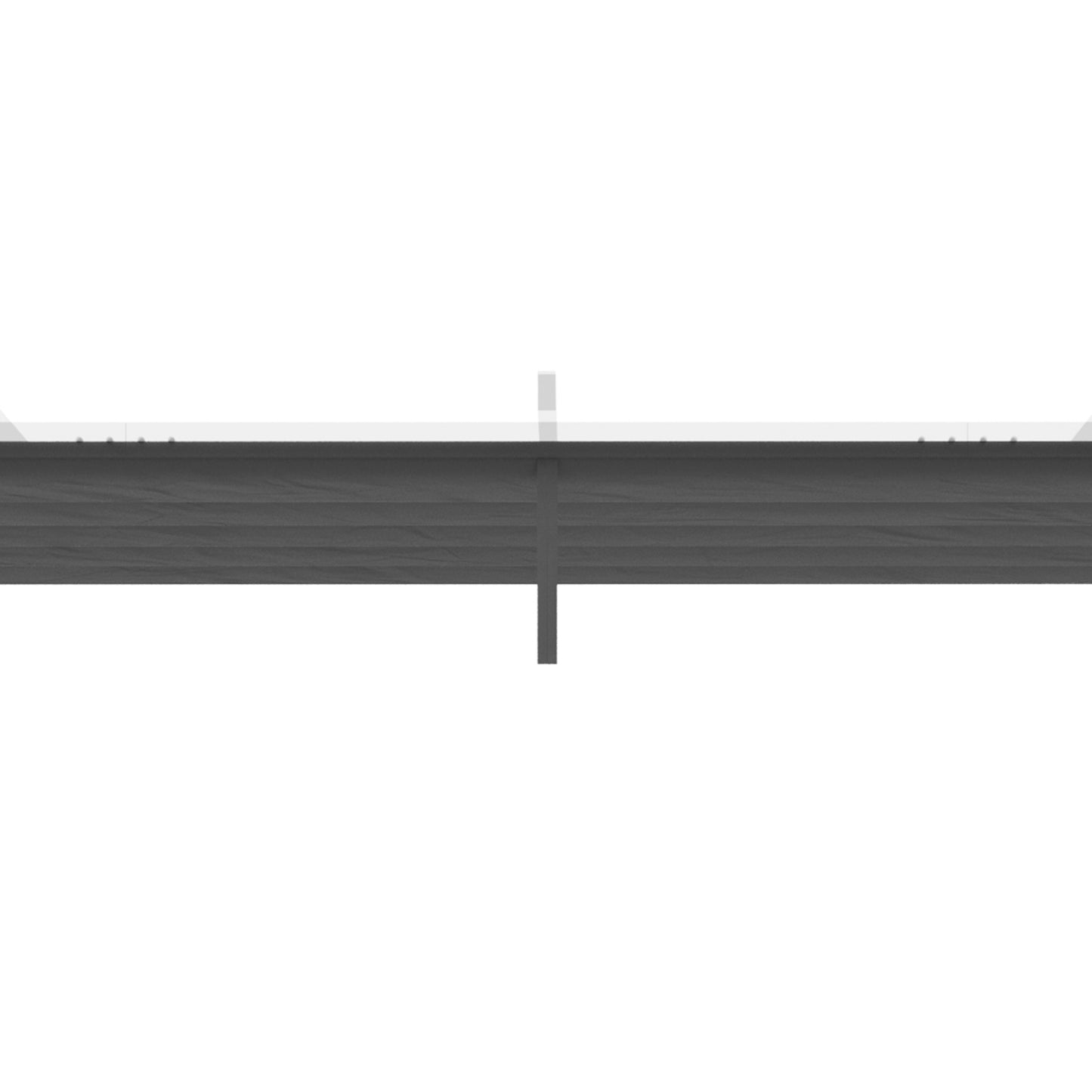 Retractable Pergola Shade Cover, Replacement Canopy for 4 x 3 (m) Pergola, Retractable Roof, Grey