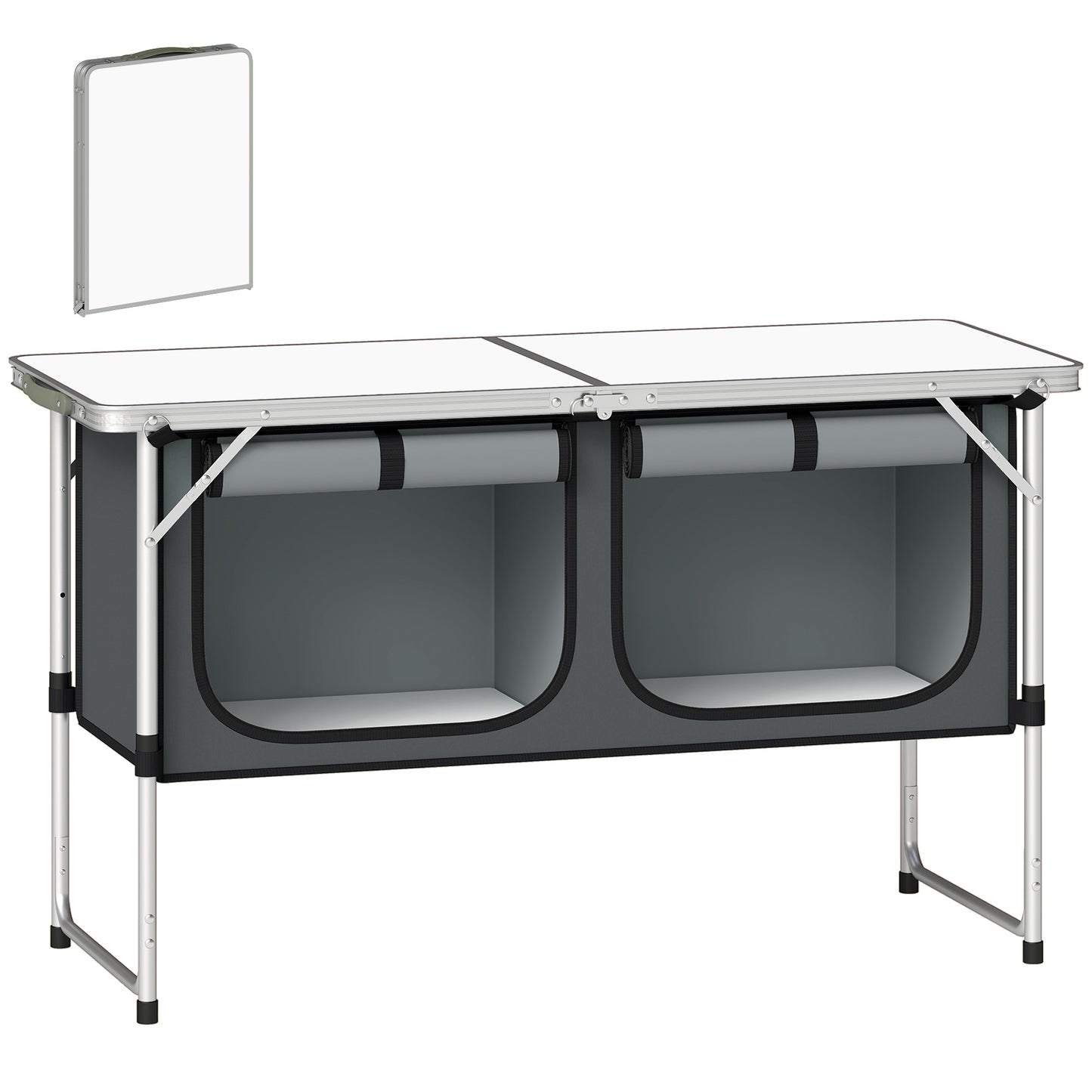 Camping Cupboards Folding Portable with Storage