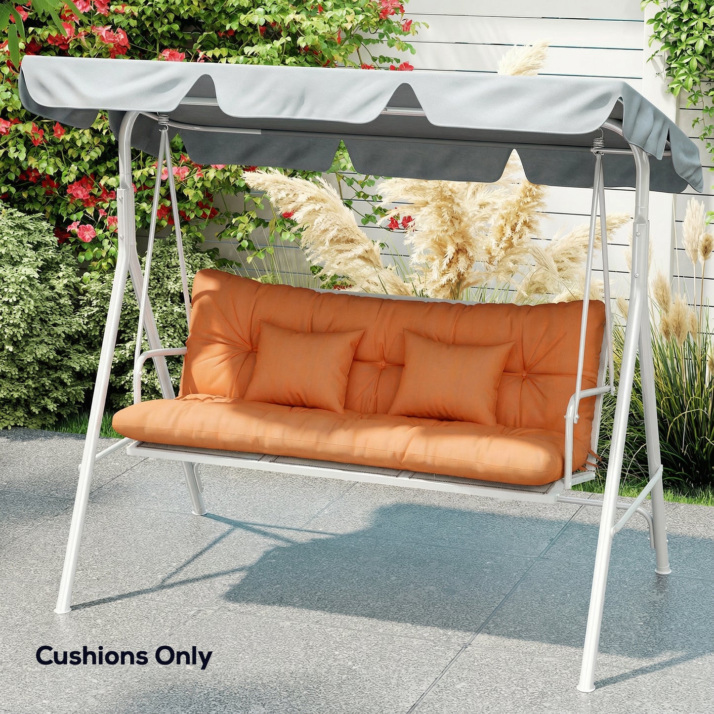 Outdoor Seat Cushions Back Cushion with 2 Pillows, Seat Pads