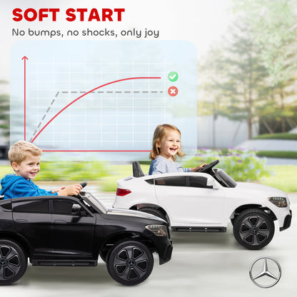 Mercedes-Benz GLC Licensed Kids Ride on Car with Remote, Black