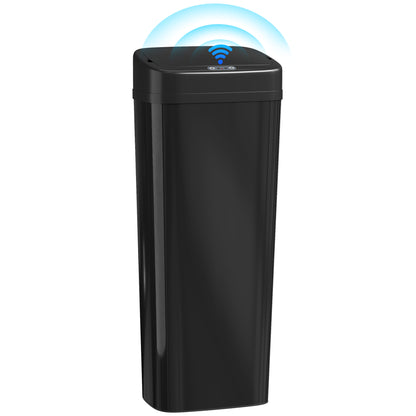 50L Sensor Bin, Stainless Steel Slim Kitchen Bin, Fingerprint-Proof