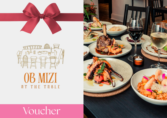 Ob Mizi Vouchers -  New 3 Course Set Dinner Menu. Just £36 Per Person