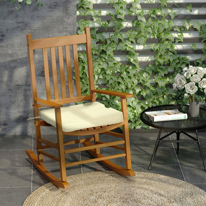 Set of 6 Chair Cushion Seat Pads Dining Chair w/ Straps Indoor Outdoor