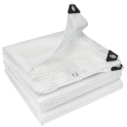 4 x 6m Waterproof Tarpaulin, 140GSM Tear-Resistant PE Tarp