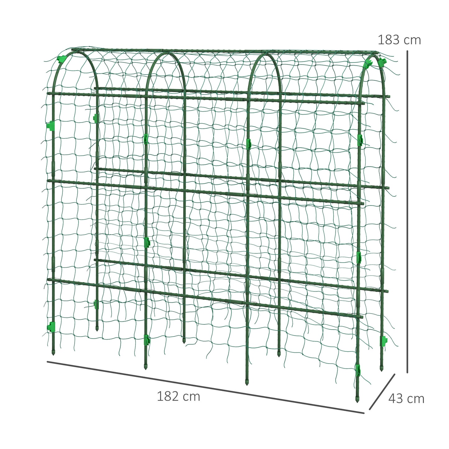 183 cm Tall Garden Trellis for Climbing Plants Outdoor